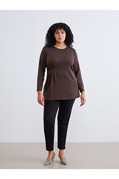 LC Waikiki Crew Neck Gathered Women's Tunic