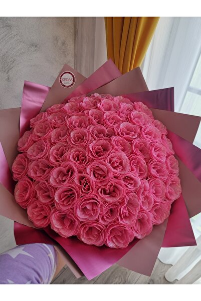 Store.sedas Buchet 55 trandafiri imperiali cu sclipici