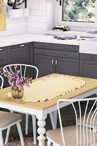 MoMMe Firfirli Cotton Fabric Runner Table Cover