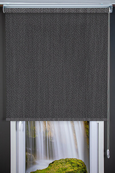 HAFS Stor Perde LEON 7750 – Antrasit | Işık Ayarlı, Nemli Bezle Silinebilir