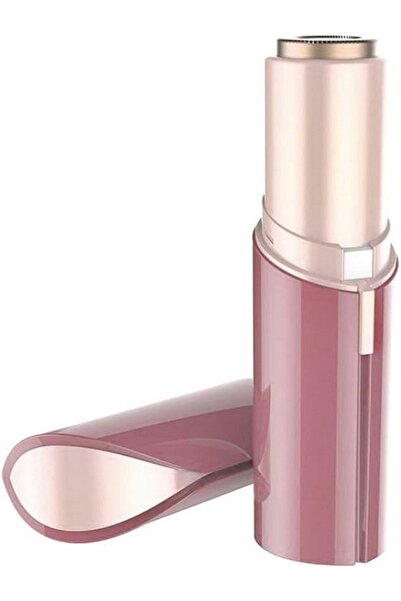 Generic ماكينة كهربائية وصغيرة لإزالة شعر الوجه لون وردي7x1.8سم