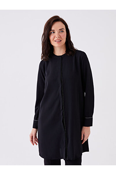 LC Waikiki Judge Collar Straight Long Sleeve Women's Tunic