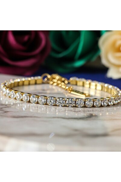 KEVSA Jewelry Brățară tenis din oțel inoxidabil 3mm - BF1122