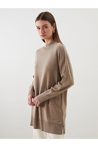 LC Waikiki Stand Collar Women's Knitwear Tunic