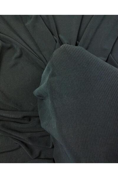 Kumaş Parça Чорний трикотаж (ширина 110 см x довжина 150 см)