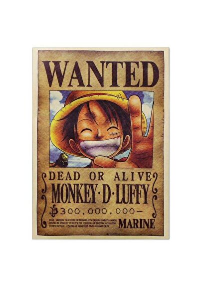 Generic Anime Printed Poster Beige/Orange/Blue 51x36 centimeter