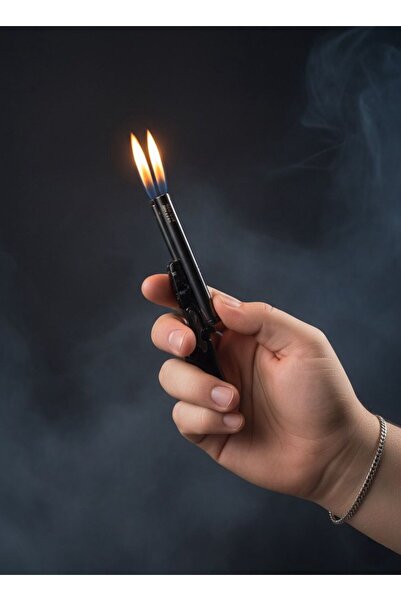 ZamanınÖtesinde Tüfek Görünümlü Çift Ateşli Gazlı Çakmak