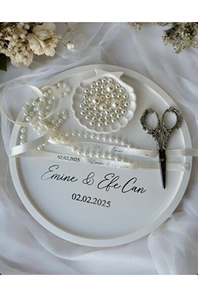 By Şirin Candle دامت - نيشان - طبق الخطوبة وطبق المحار لا يوجد عليه كتابة