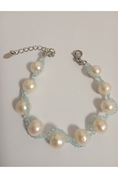 OEM Handmade Pearl and Topaz Bracelet