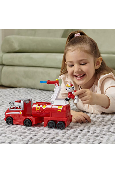 PAW PATROL Big Truck Pups Marshall Figure and Vehicle Set