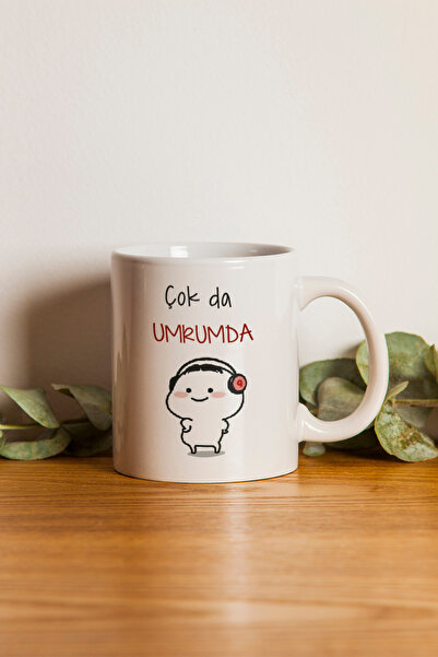 Ormira Konsept Çok Da Umrumda Baskılı Kupa Bardak