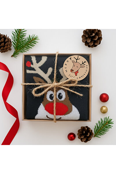 ALASEREN Acetate Boxed Christmas Gift – Colorful Winter Socks in Stylish Packaging 🎁