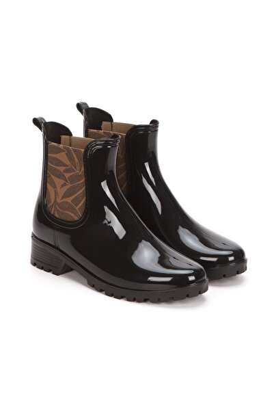 OZYO Ducie London бежеві квіткові чоботи