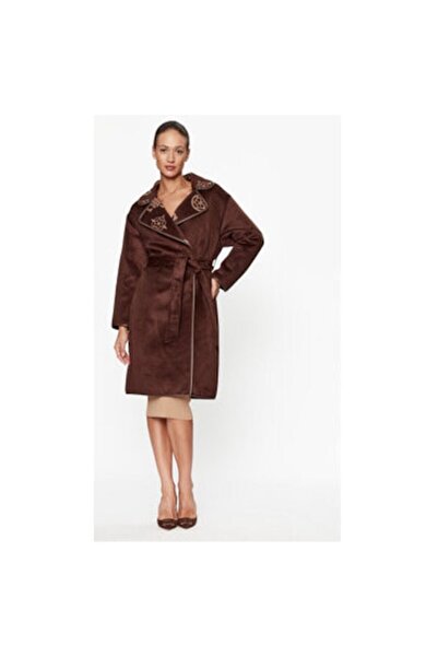 Guess Women's coat, 010553, brown, polyester, S (INTL)