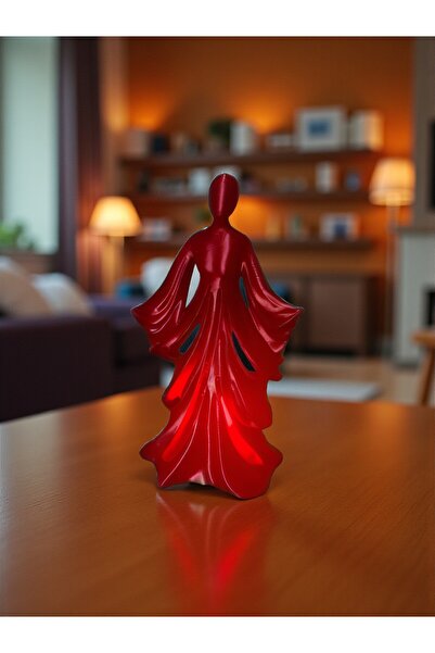 Dropcek eticaret Kadın Figürlü Dekoratif Mumluk, Güç ve Zarafeti Simgeleyen B...