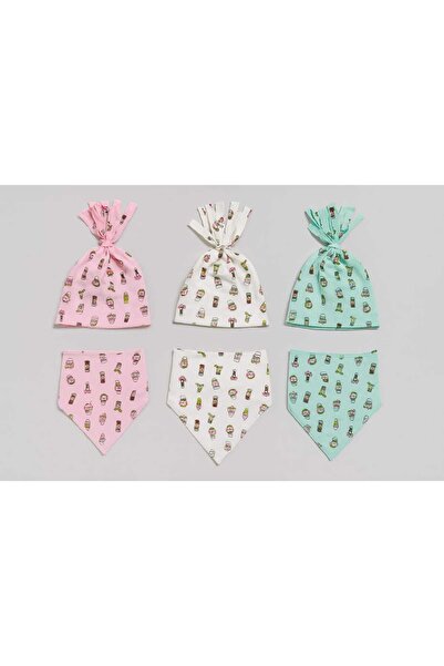 neocotton Baby Beanie Scarf Set of 3 (0-12 Months)