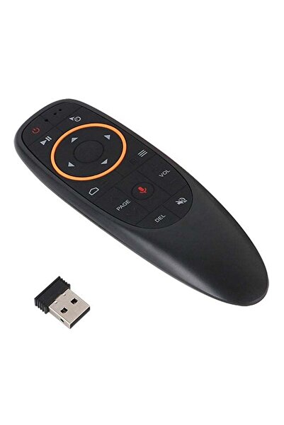 Generic جهاز تحكم عن بعد لاسلكي بالماوس الهوائي باللون الأسود