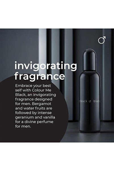 Colour Me Milton Lloyd Black for Men 90 ml - Eau de Toilette