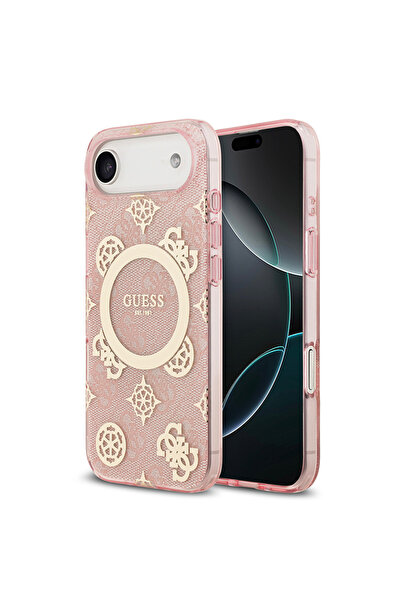Guess غطاء متوافق مع هاتف iPhone 17 Air، غطاء كلاسيكي بشعار M-safeli IML ونمط...