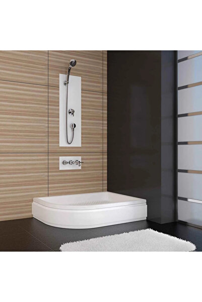 Sırduş 120x90x6 Asimetrik Sağ Flat Duş Teknesi