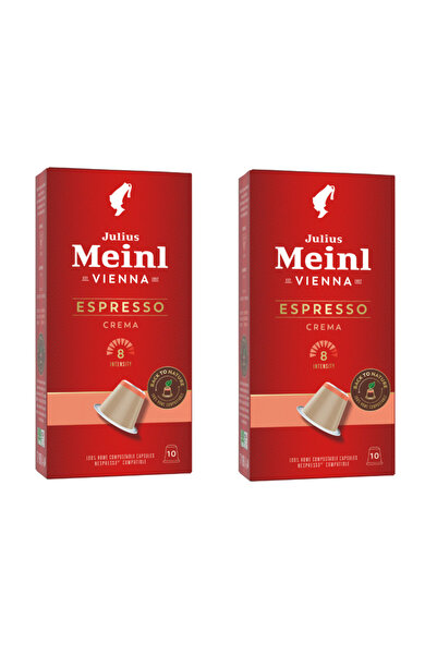 Julius Meinl Cafea Capsule Espresso Crema, compatibile Nespresso, 20 capsule