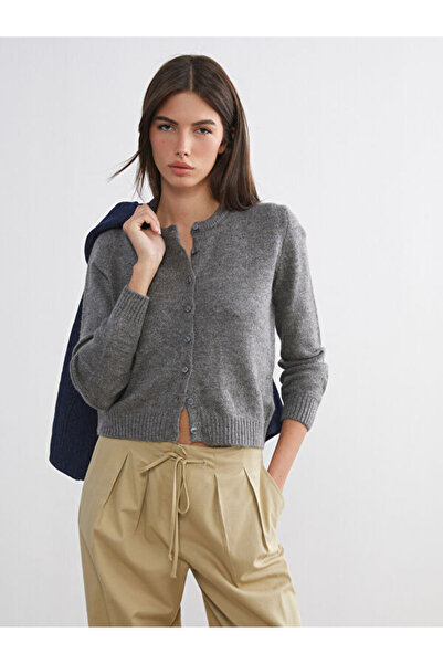 LC Waikiki Crew Neck Women's Knitwear Cardigan