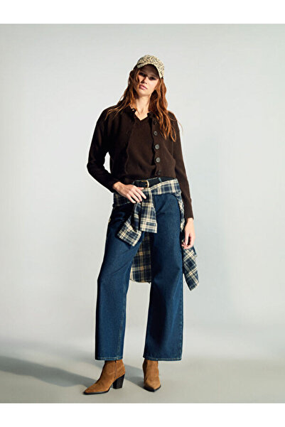 LC Waikiki Crew Neck Women's Knitwear Cardigan