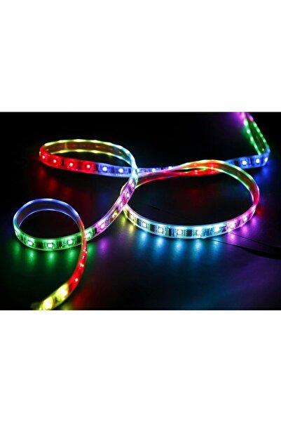 Genel Markalar 5050 Şerit Led 12v 1200 Lümen 60 Led Rgb 3 Çipli Iç Mekan 5 Me...