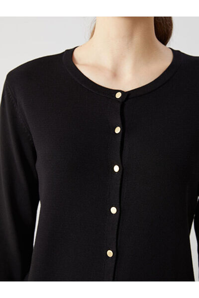 LC Waikiki Crew Neck Women's Knitwear Cardigan