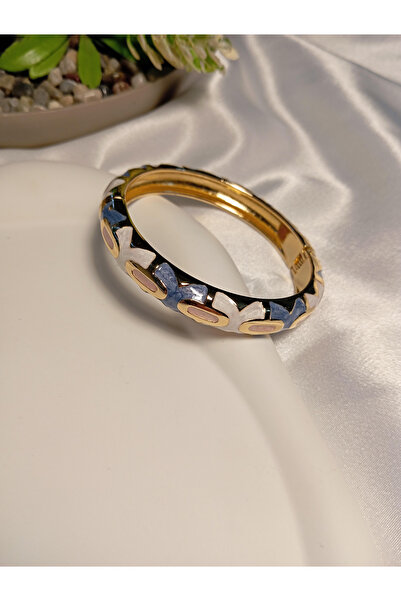 XUPING JEWELRY Enamel Bracelet Pink and Blue Color