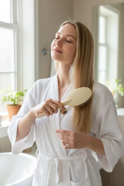 Lasve New Season Keops Soft & Gold Hair Brush Special Series