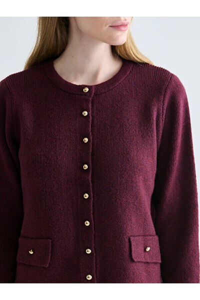 LC Waikiki Crew Neck Women's Knitwear Cardigan