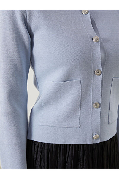 LC Waikiki Crew Neck Women's Knitwear Cardigan