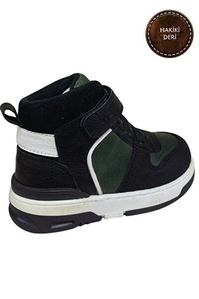 şenler bebe world kids Children-Baby Boots Genuine Leather Orthopedic Sole Stylish Comfortable