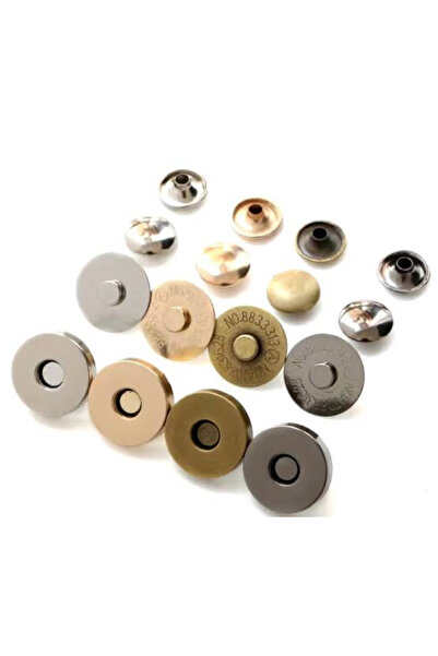 ALOTUHAFİYE TROKLU(MIKNATISLI ÇIT ÇIT) 10 adet FÜME/BLACK