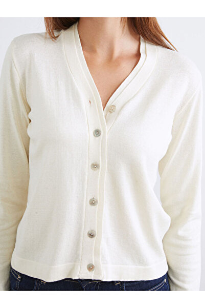LC Waikiki V-Neck Women's Knitwear Cardigan