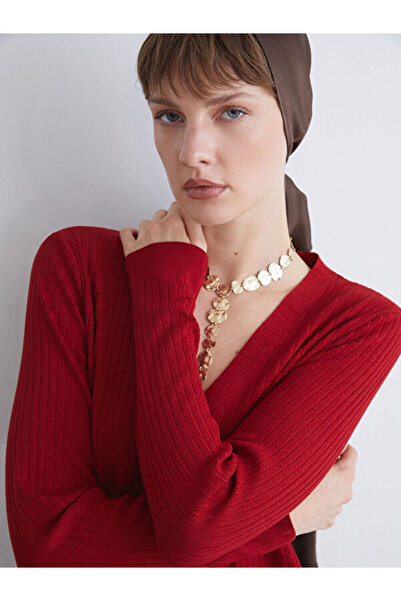 LC Waikiki V-Neck Women's Knitwear Cardigan