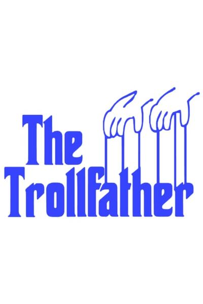 Oracal Sticker The Trollfather, 20cm, blue