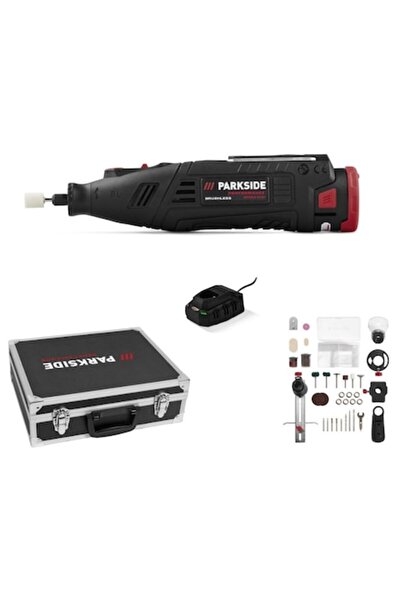 PARKSIDE Mașină de găurit și șlefuit fin fără fir PPFBSA 12 A1 12V (2 Ah, 6 viteze)