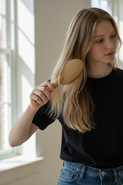 Lasve New Season Keops Soft & Gold Hair Brush Special Series