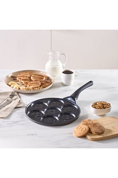 Karaca Fluffy Antihaft-Pfannkuchenpfanne mit Induktionskeramikbeschichtung, 2...