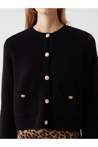 LC Waikiki Crew Neck Women's Knitwear Cardigan