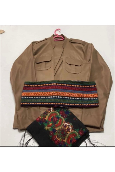 MODA Erkek Yöresel Elbise Botani Şal U Şepık Puşi Hediyeli