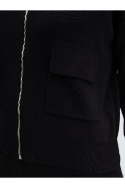 LC Waikiki Polo Neck Women's Knitwear Cardigan