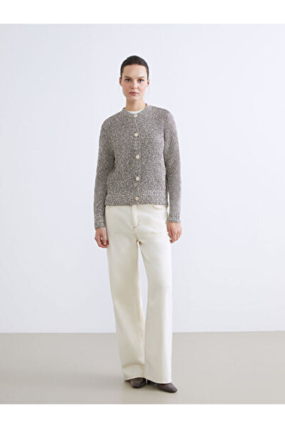 LC Waikiki Crew Neck Women's Knitwear Cardigan