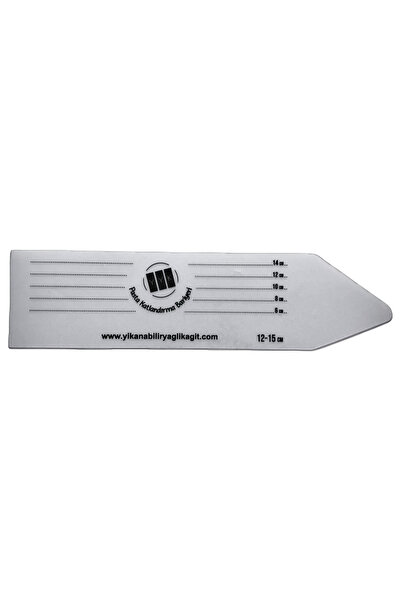 YYK YIKANABİLİR YAĞLI KAĞIT HEP PİŞİR Pasta Katlandırma Bariyeri 18-22 cm