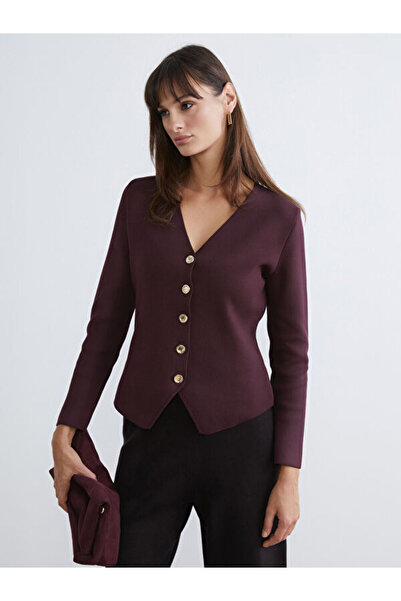 LC Waikiki V-Neck Women's Knitwear Cardigan