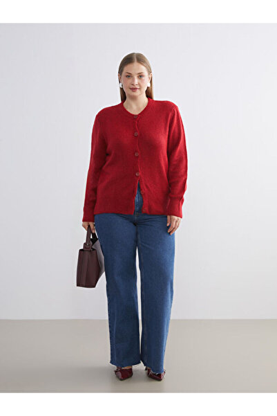 LC Waikiki Crew Neck Women's Knitwear Cardigan