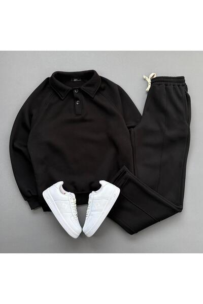 KONSEPT35 SET DE TRENING OVERSIZE PE bumbac moale UMAŞ CU 3 FIȘE PENTRU BĂRBAȚI