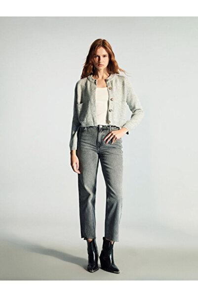 LC Waikiki Crew Neck Women's Knitwear Cardigan